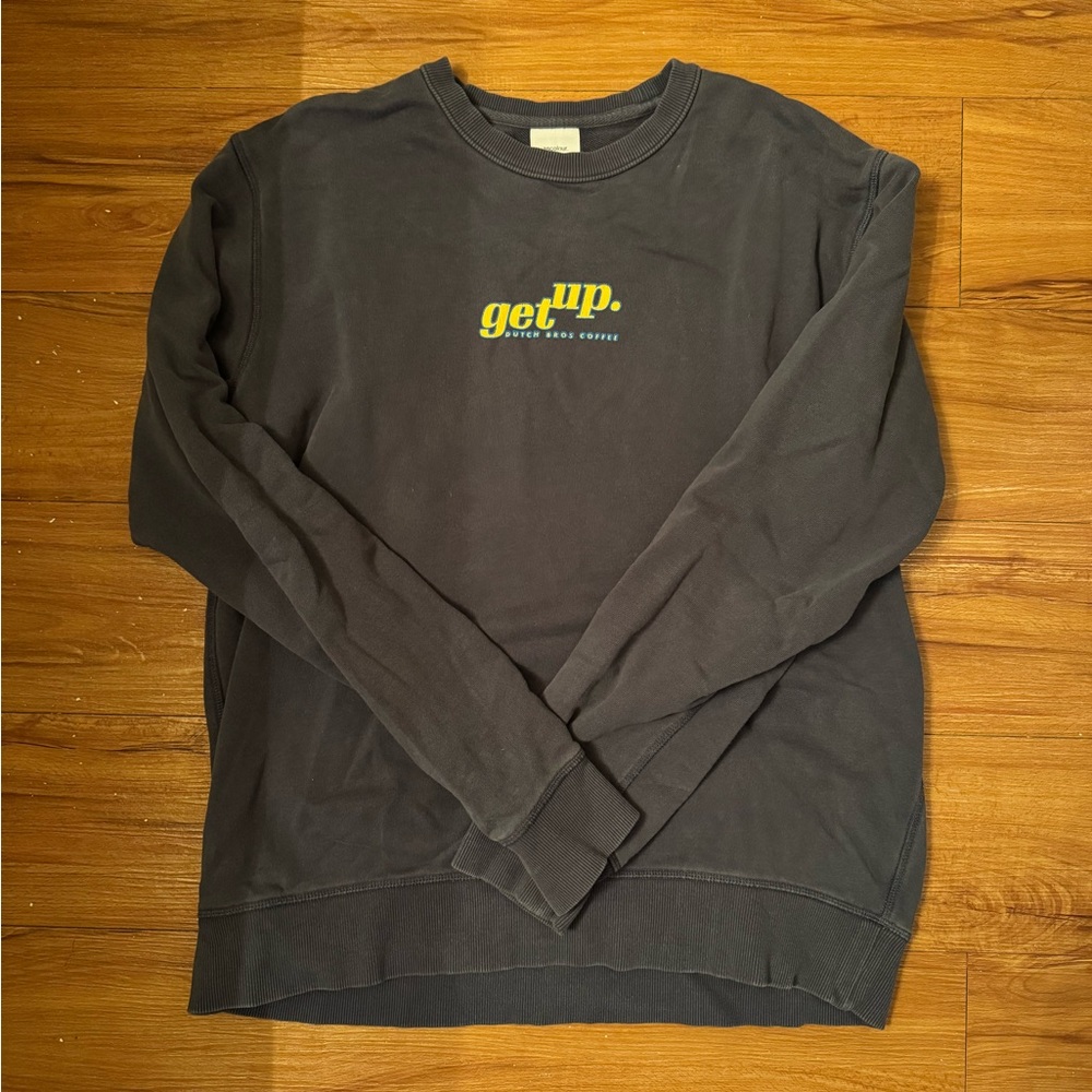 Vintage navy Dutch bros pullover